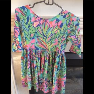 Lilly Pulitzer floral dress girls size XL (12-14)
